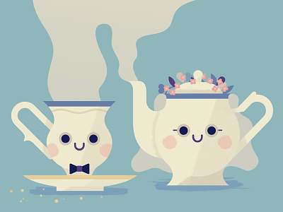 You're My Cup Of Tea crumbs tea teacup teapot wedding