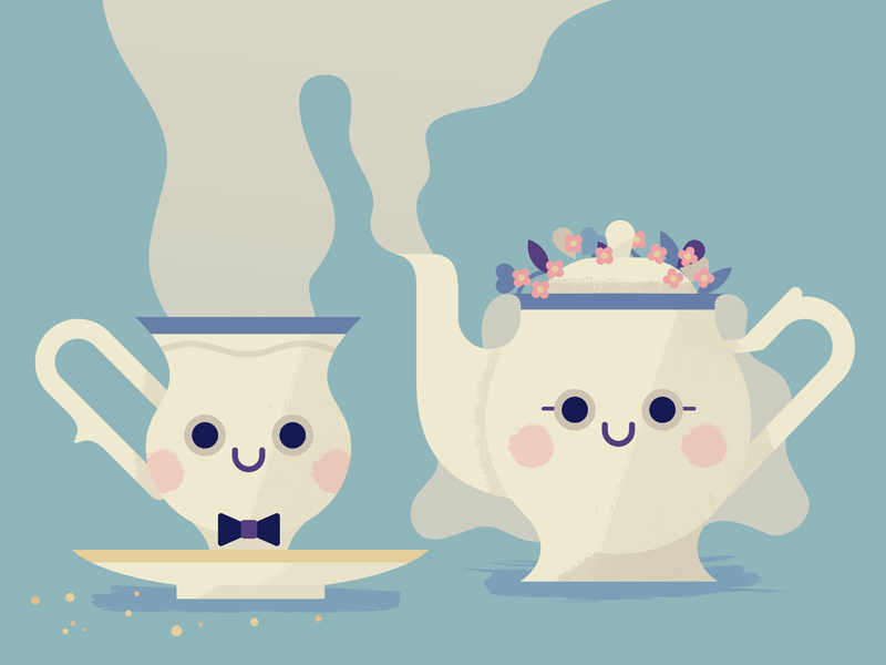 Youre My Cup Of Tea By Owen Davey On Dribbble
