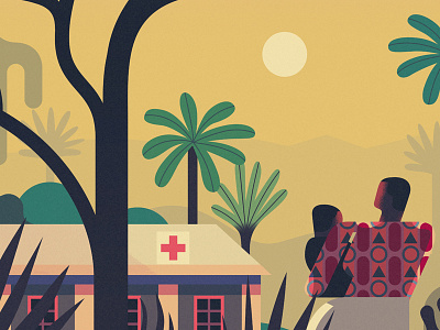 Ebola Crisis Response #1 africa child hospital medical mother trees