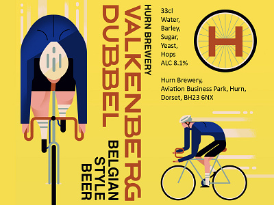 Hurn 4 beer cycling label