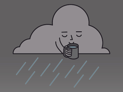 Coffee Weather coffee explorations flat graphic design illustration