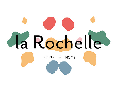 La Rochelle branding and identity collateral design graphic design pattern making small business wrapping paper
