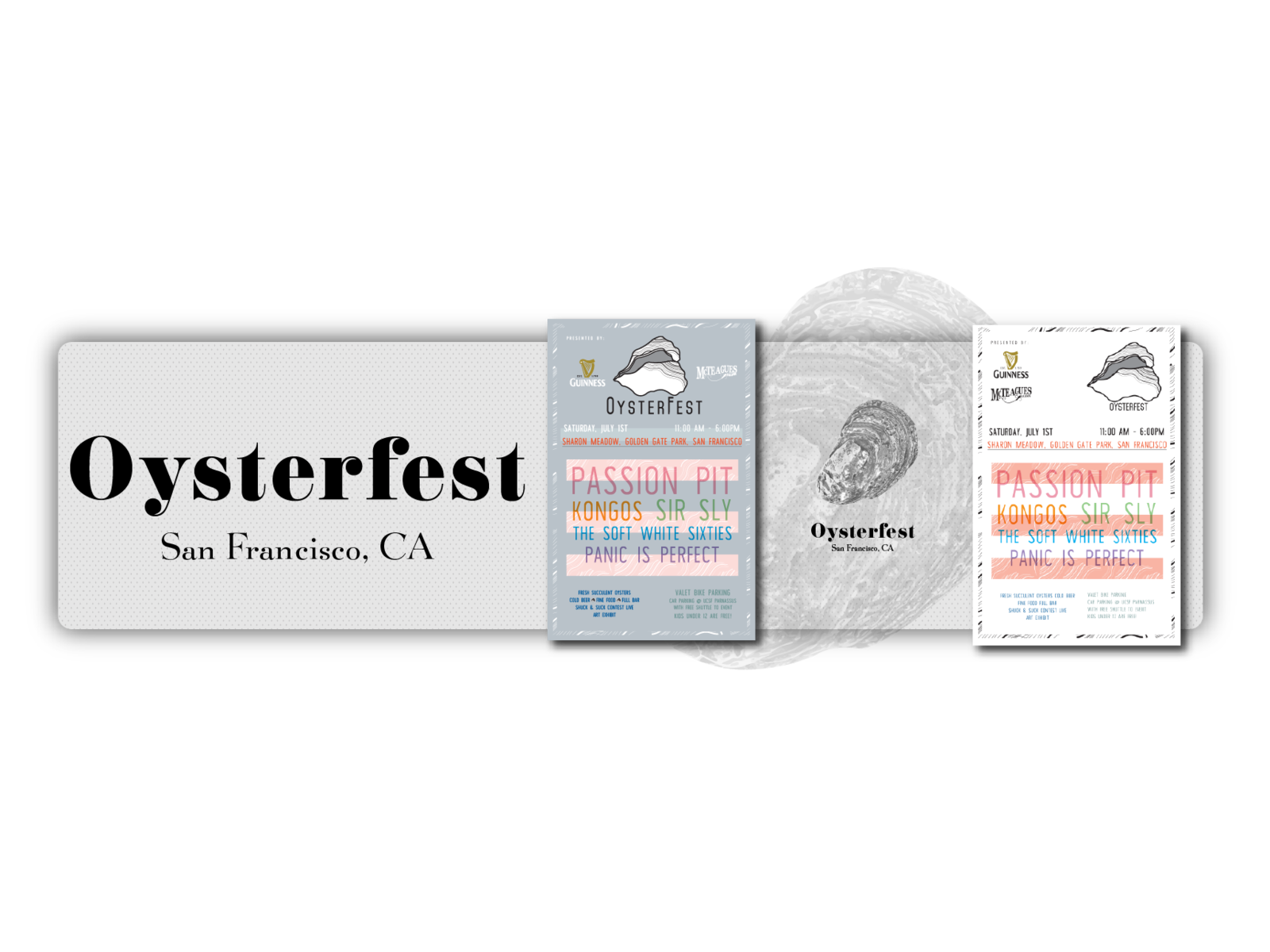 San Francisco's Oysterfest Poster Explorations by Maui Uy on Dribbble