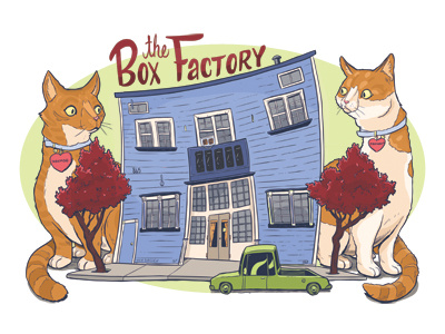 The Box Factory art california cats drawing illustration music photography san francisco the mission