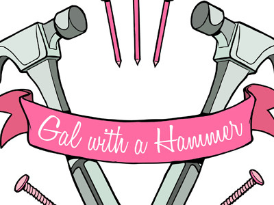 Gal with a Hammer a blog gal hammer logo with