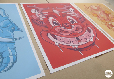 Prints for Sale art buy illustration masks monsters prints