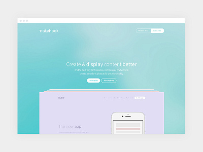 Makehook – Landing Page