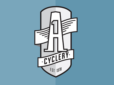A1 Logo Concept bicycle bike shop logo
