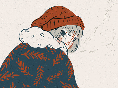 Chilly Breath Digital Illustration