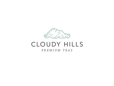 Cloudy Hills Premium Teas Logo brand design brand designer brand identity brand pattern branding branding and identity graphic design logo logo design visual identity