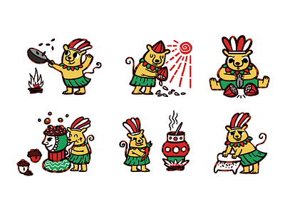 Aztec cocoa childrenbook childrenbookillustration chocolate cocoa digitalart illustraion illustration