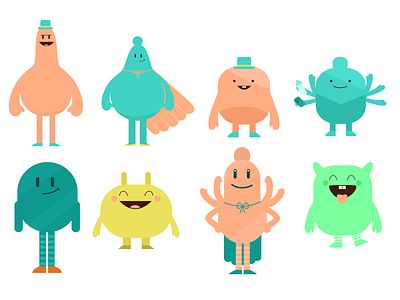 Characters sketches appdesign character design characters digitalart illustraion ui