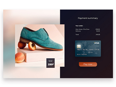 002 - Credit card checkout page DailyUI dailyui ui web