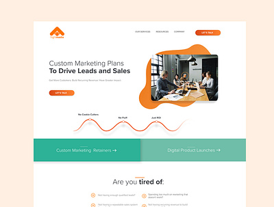 Website Design for a Creative Agency sketch ui ui design uiux ux vector website design website designer