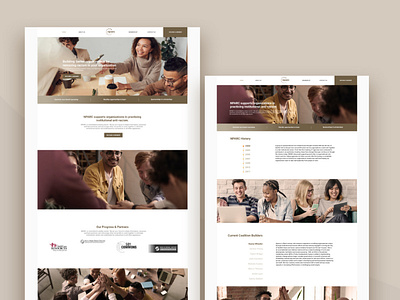 Non-profit Website Design Challenge by Flux ui uiux web design webflow website builder website concept website design