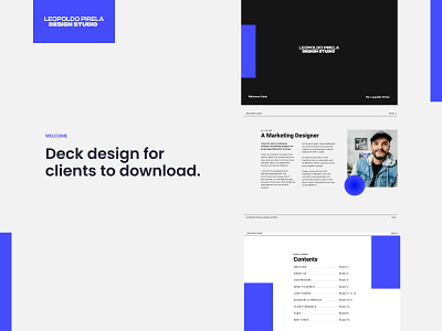 Designer Deck deck design designer deck figma google slides pitch deck design sales deck startups deck