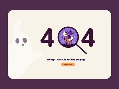 404 Ghost Page 404 404 error 404 error page 404 page adobe xd design ghost missing not found ui ui ux ui design uidesign uiux ux webdesign