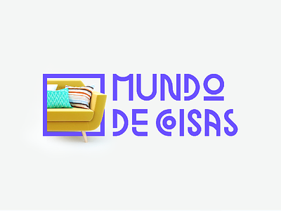 Logo explorations 3/3 | Mundo de Coisas brand brand identity colorful decor furniture light logo logotype visual visual identity