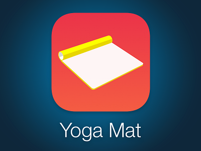 Yoga Mat Icon