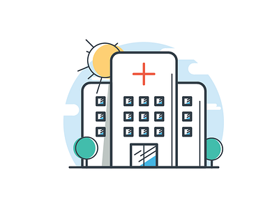 Healthcare Iconography healthcare hospitals iconography illustration software tech