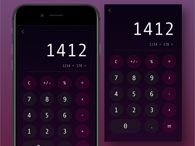 Daily UI 004: Calculator application calculator challenge dailyui design ios iphone sketch ui ux