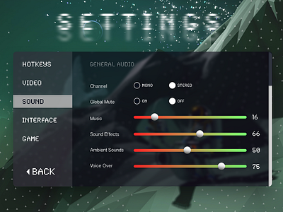 Daily UI 007: Settings Page