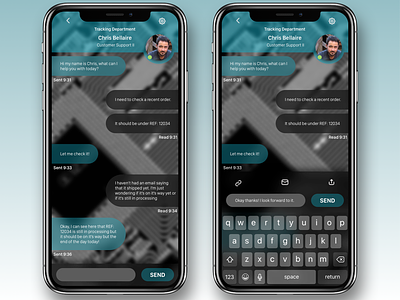 Daily UI 013: Direct Messaging Chatbox branding chat chat box chat bubbles customer service dailyui design iphone iphone x send sketch ui ux