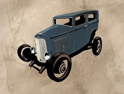 32 Ford Hot Rod ford hot rod illustration motorsports vector