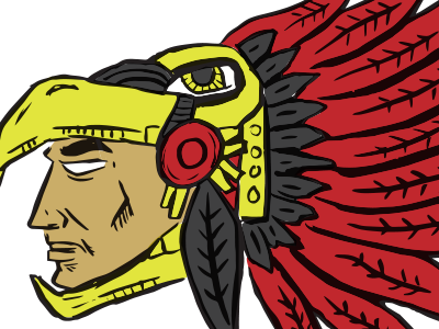 Cazadores Jersey aztec cazadores hand drawn illustration jersey jon garza mexican team logo warrior