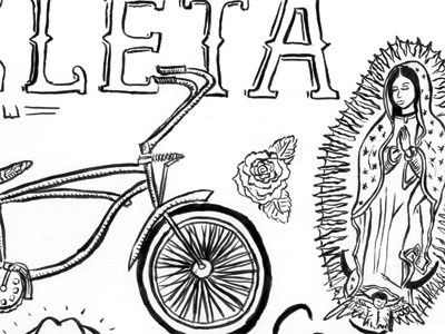 Pedal Craft Poster preview bikes lowrider pedal craft virgen de guadalupe