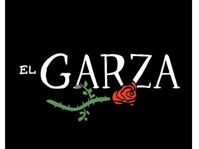 Rose El Garza handlettering latino logo mexicanfood rose southwest tacos tshirt western