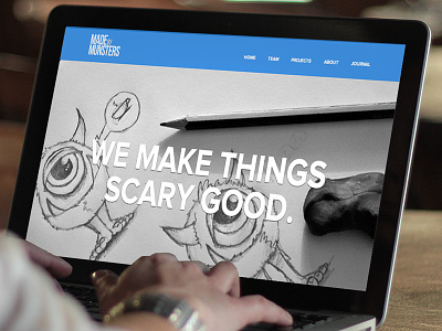 Redesign of Made by Munsters made by munsters redesign web design