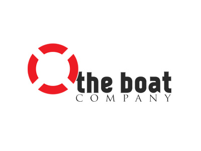 The Boat Company boat clean company logo simple typography
