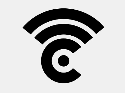 Logo Series: Connect App app icon logo monotone simple