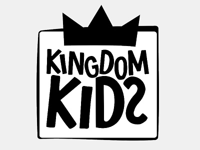 Logo Series: Kingdom Kids app church churchlogo icon kids logo monotone simple