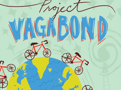 Project Vagabond Poster hand lettering poster