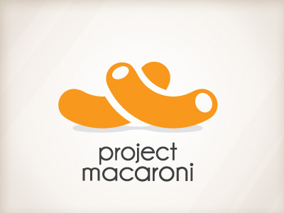 Project Macaroni Logo charity heart logo love macaroni non profit