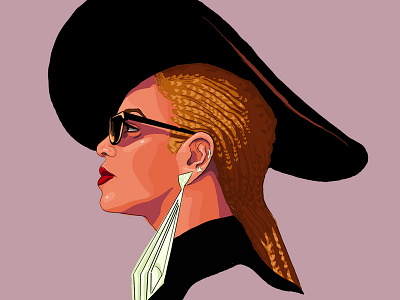 Beyonce design digital illustration drawing illustration procreate