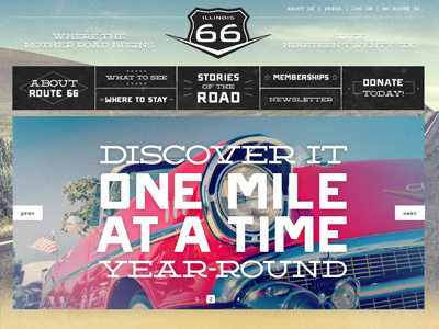 Route 66 cars image navigation road vintage