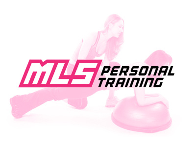 Personal Training brand exercise gym logo mark pink