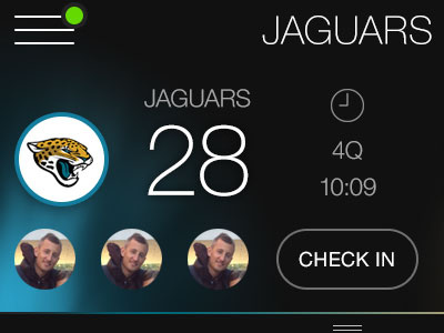Scoreboard dark ios 7 jaguars lights score sports teal thin