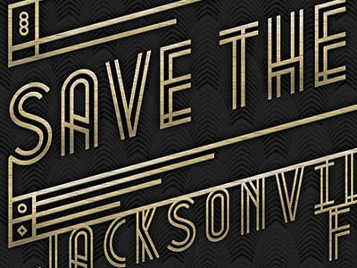 I Love Goooooold. angle art deco foil font gold line silver type typeface