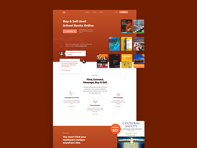 School Books Homepage Web Design books bookshop bookstore branding design flat homepage interface kid ui user interface ux web web design web design company website
