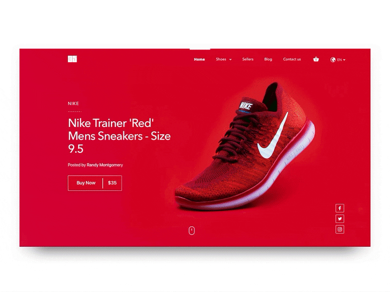 Shoe Store Concept Exploration design header header design header exploration kid shoe store store ui user interface ux web web design web design company website