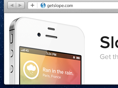 iPhone App Website Teaser