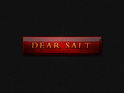 Red retro button app dearsalt icon ui