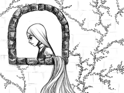 Rapunzel sketch