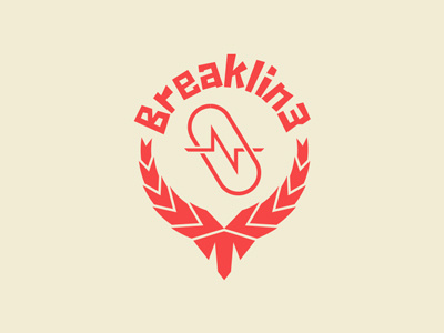 Breaklin3 branding identity logo simple