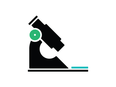 Custom microscope icon icon logo mark microscope symbol telescope ui