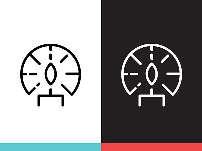 One of many options! brand branding building candle ferris wheel fire flame icon logo mark type